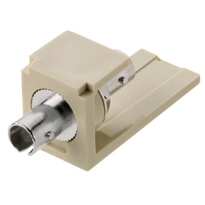 Product image for Panduit CMSTZEI ST Adapter, Multimode, Electric Ivory Module