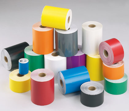 Product image for Panduit T100X000VP1Y 100 Foot x 1 Inch White Vinyl Thermal Transfer Continuous Tape Cassette