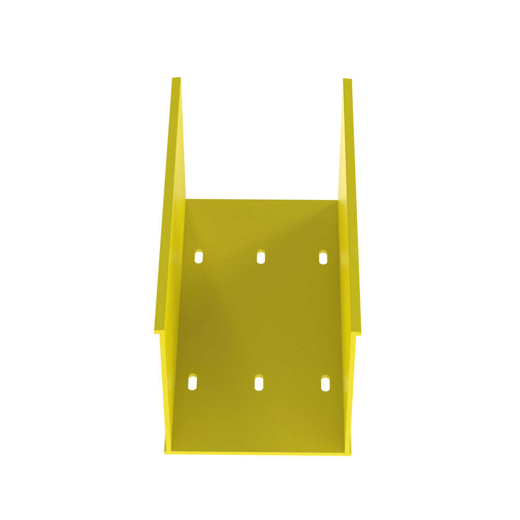 Product image for Panduit S4X4YL6NM Solid Wall Channel, 4x4, Yellow
