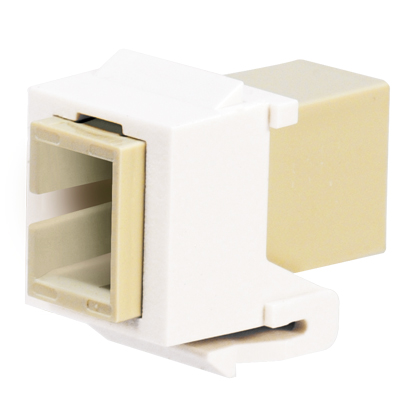 Product image for Panduit NKSCMZIW Electric Ivory SC, Multimode Simplex, Intl White Module