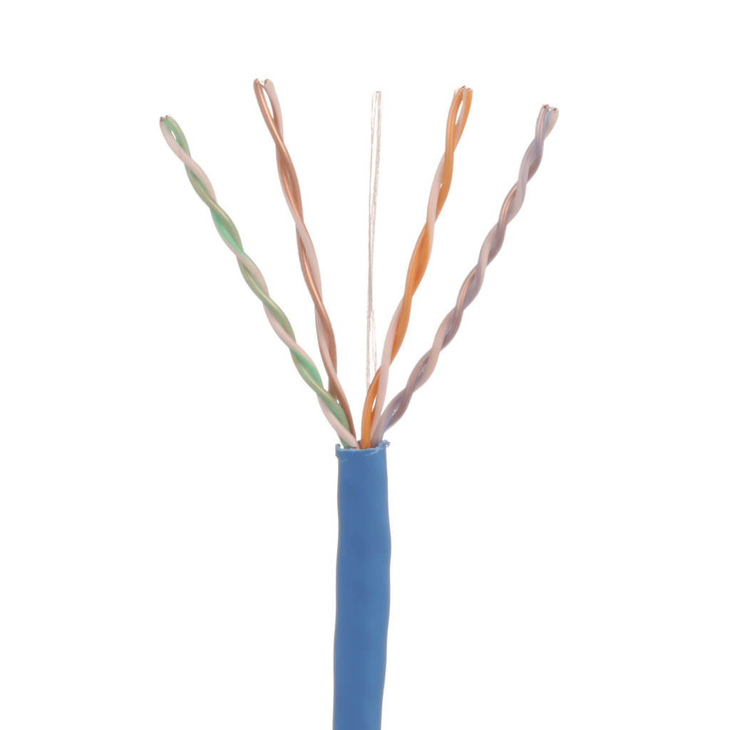 Product image for Panduit PUP5C04GR-U TX5e™ Copper Cable, Cat 5e, 24 AWG, U/UTP, CMP, Green
