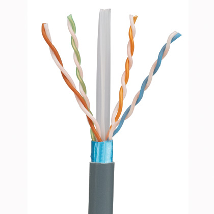 Product image for Panduit PFP6X04WH-UG TX6A™ Copper Cable, Cat 6A, 23 AWG, F/UTP, CMP, White