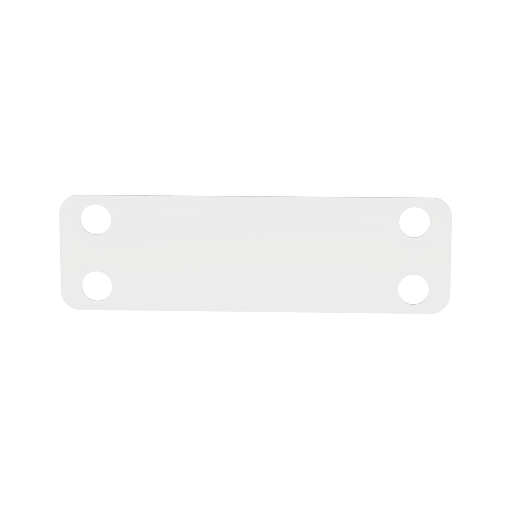 Product image for Panduit MP350-C MP350-C Marker Plate, White, PA 6.6, Cable Tie, 3.5x0.75", PK100