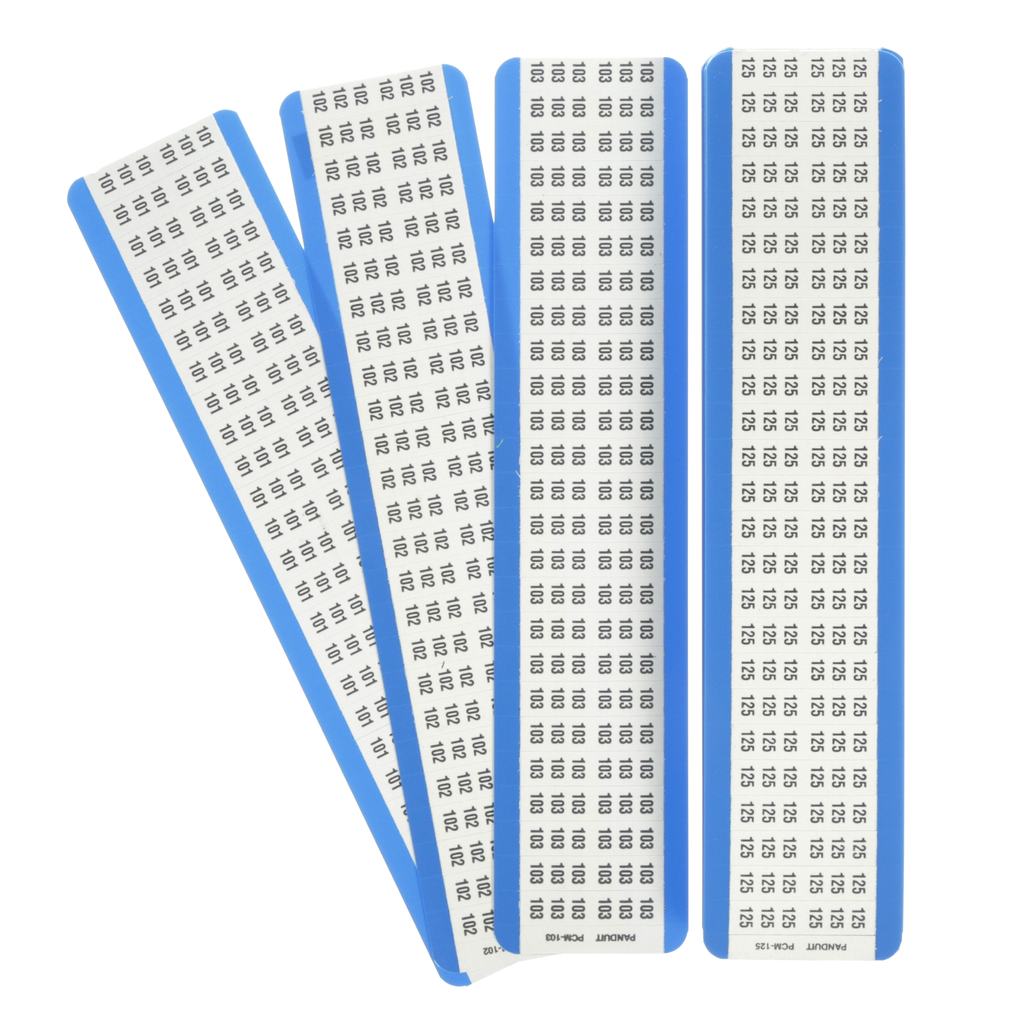 Product image for Panduit PCMCP-1-25 Wire Marker Card