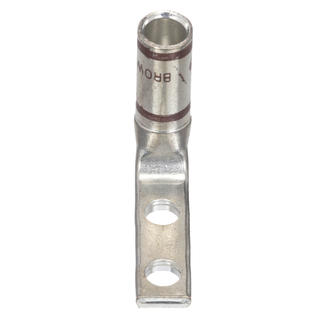 Product image for Panduit LCDN2-14AF-Q Pan-Lug™ Copper 2 Hole Straight Tongue Compression Lug