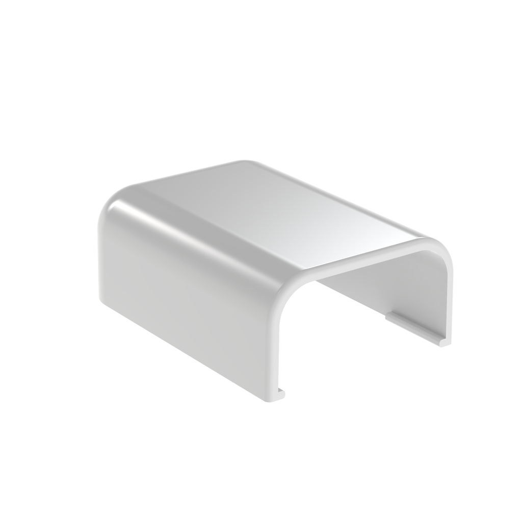 Product image for Panduit CF5WH-E Surface Raceway, LD5 Coupler Fitting, White
