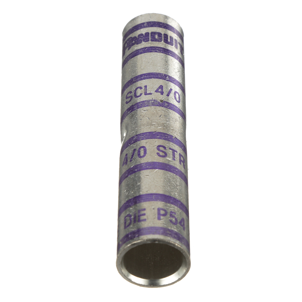 Mayer-DDS-Pan-Lug™ SCL4/0-X Comp. Splice, Long, 4/0, Tin-Plated Copper, PK10-1