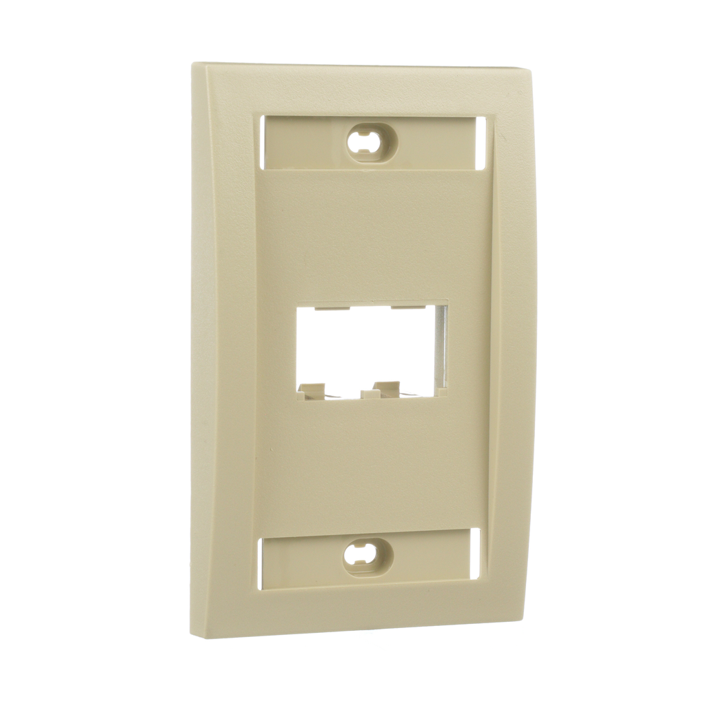 Mayer-DDS-Mini-Com®, Executive, Faceplate, 2 port, Electric Ivory-1