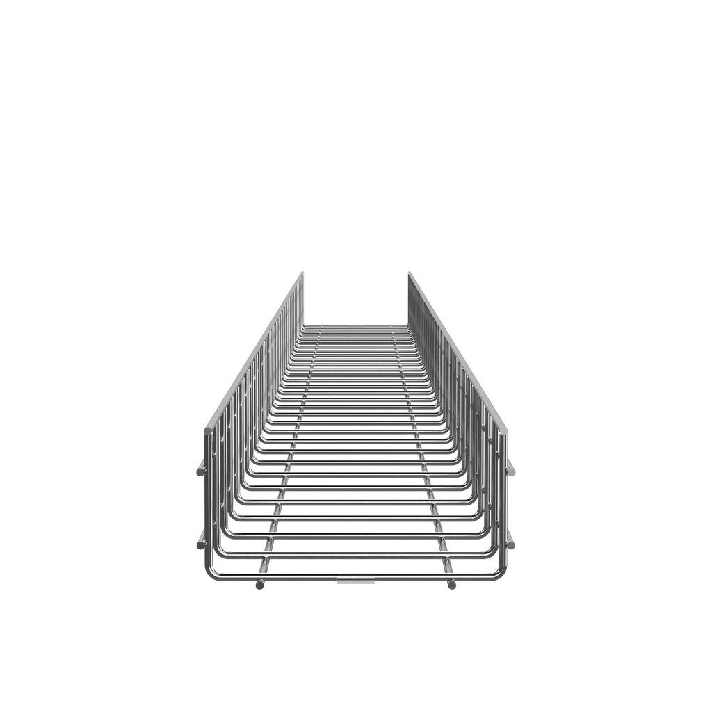 Product image for Panduit PWB4X8EZ Wire Basket 4" H x 8" W, Electro Zinc