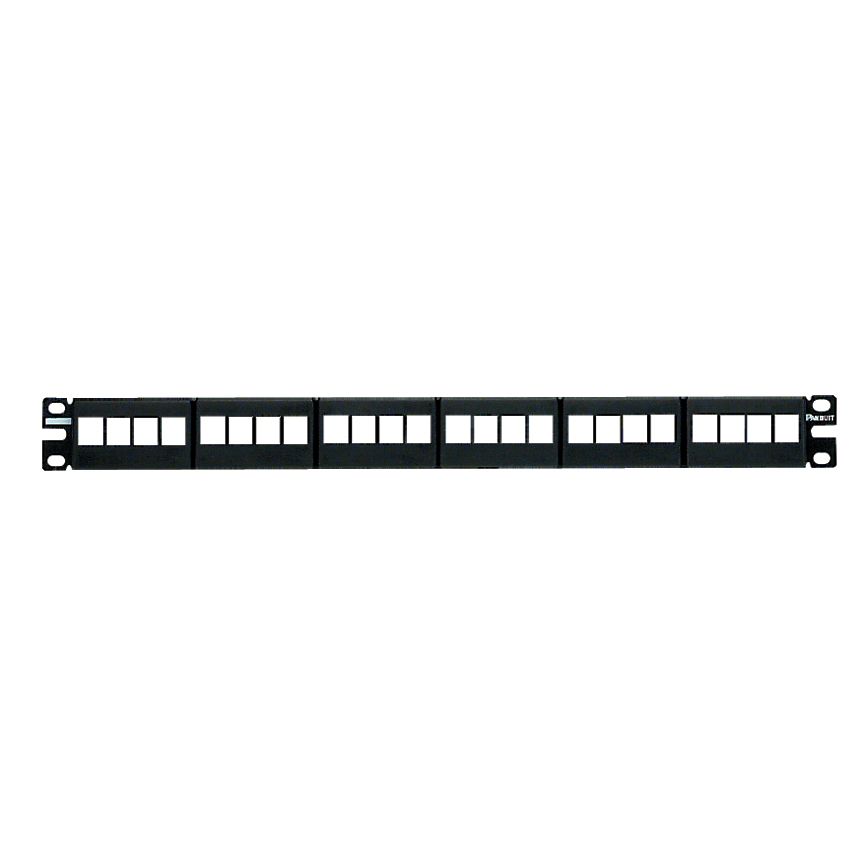 Mayer-DDS-NetKey® Patch Panel, 24 Port, 1 RU, BL-1