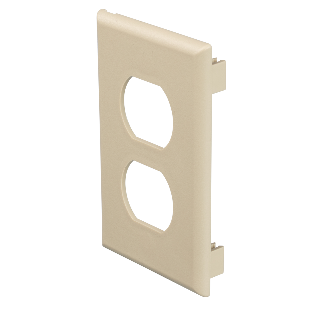 Product image for Panduit T70PEI Surface Raceway, 106 Duplex Elec/Comm Facplt, Elec Ivory