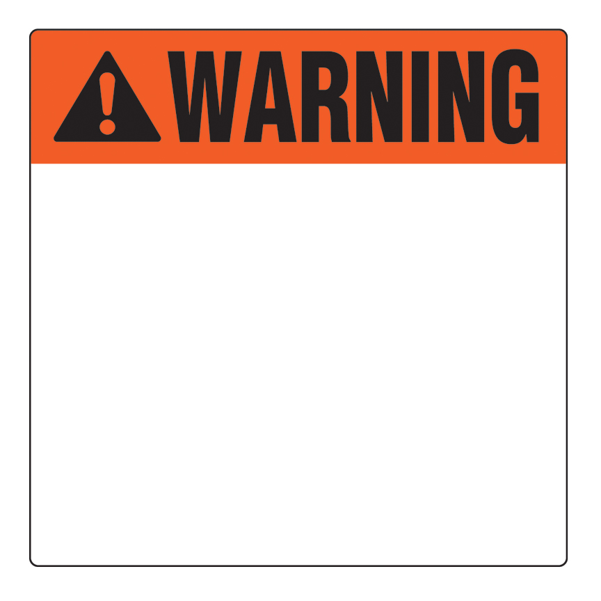 Product image for Panduit C400X400A51 Polyester Adhesive Label, 4" W x 4" H, WARNING Header, Legend Arc Flash and Shock Hazard, Orange Header with Black on White, 250 Labels per roll, 1 Core