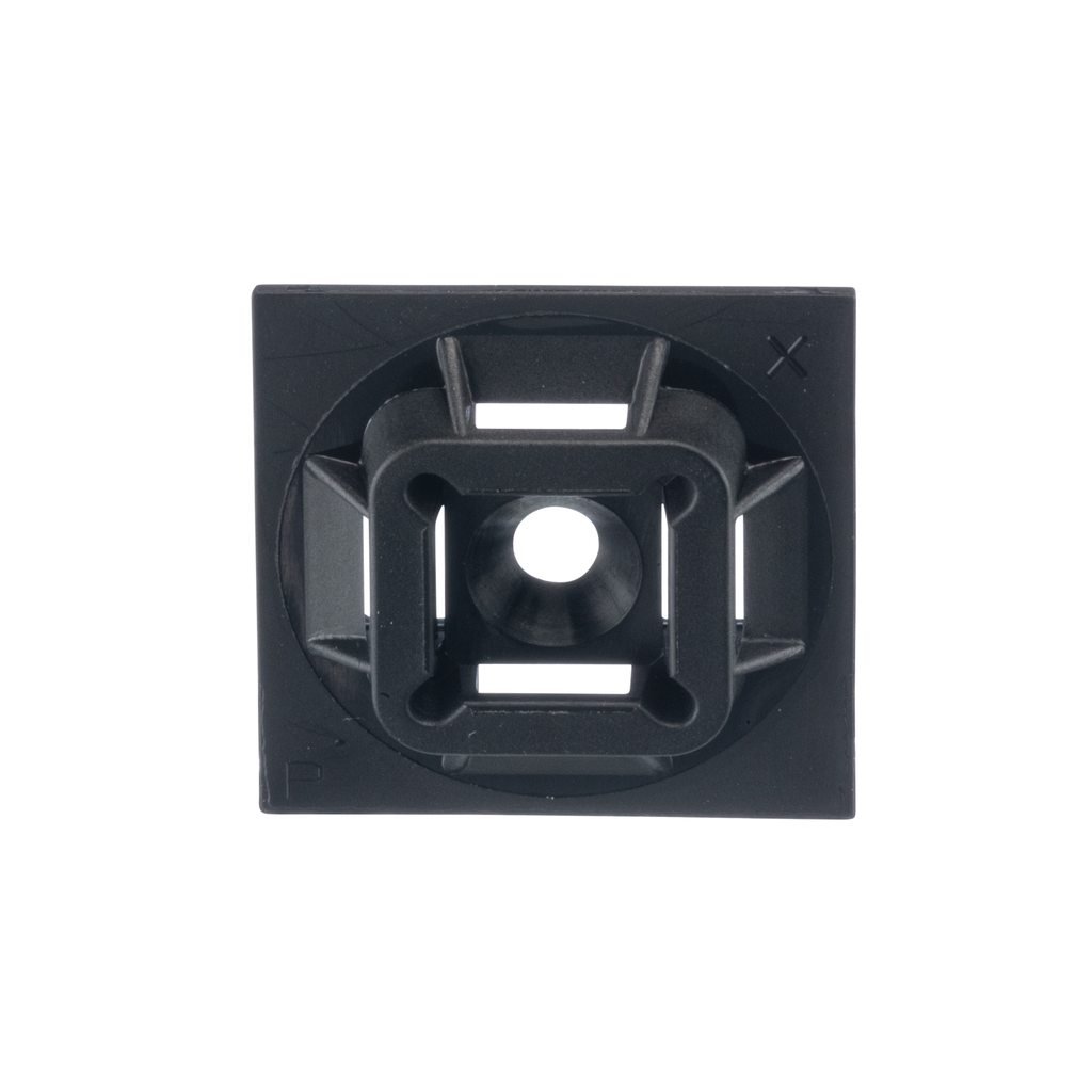 Product image for Panduit SGABM25-S6-C0 Cable Tie Mounts - Screw Applied