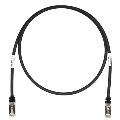 Product image for Panduit STP6X6BL-Q Copper Patch Cord, Cat 6A, S/FTP, 6ft, BL, 25Pk