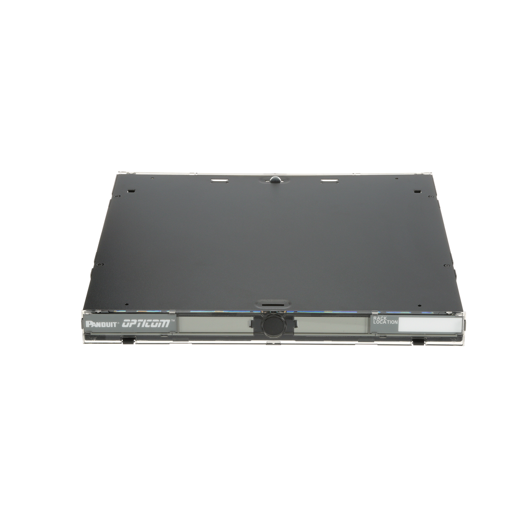 Mayer-DDS-Opticom® Rack Mount Enclosure, Black, 1 RU, 3 FAP/Cassette Slots-2