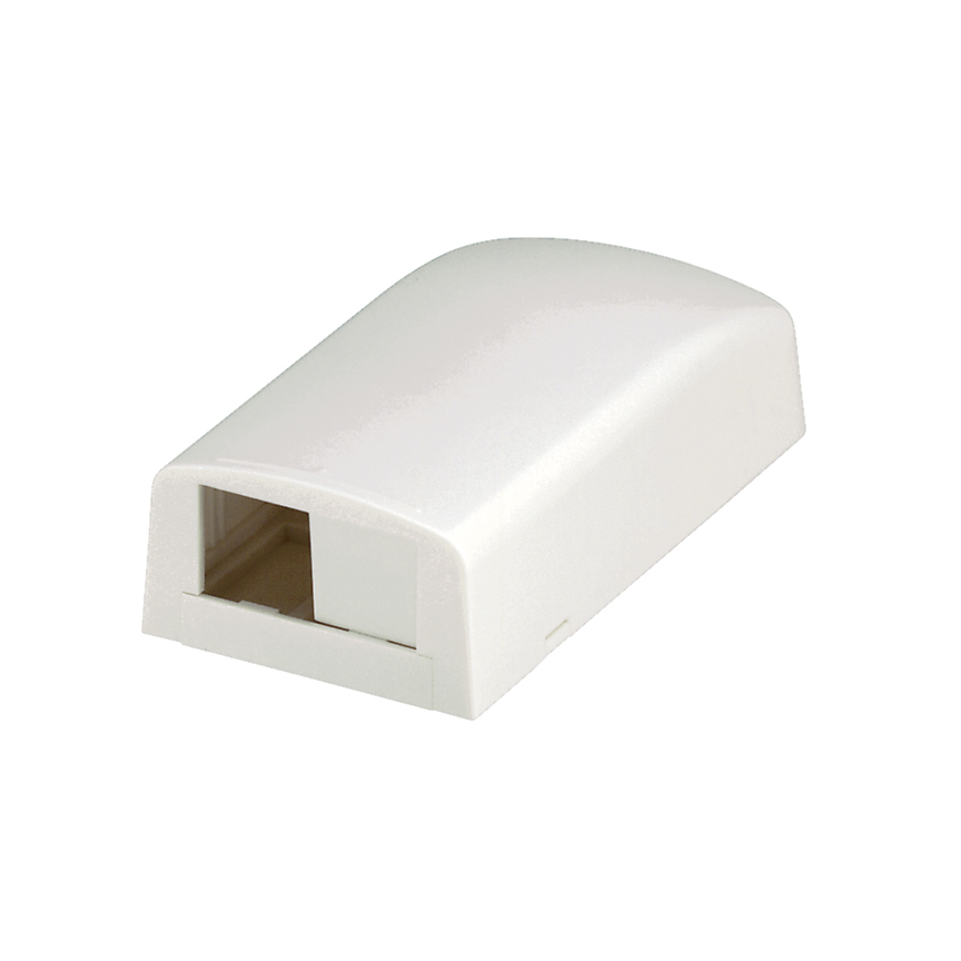 Mayer-DDS-Mini-Com® Surface Mount Box, 2 Port, White-1