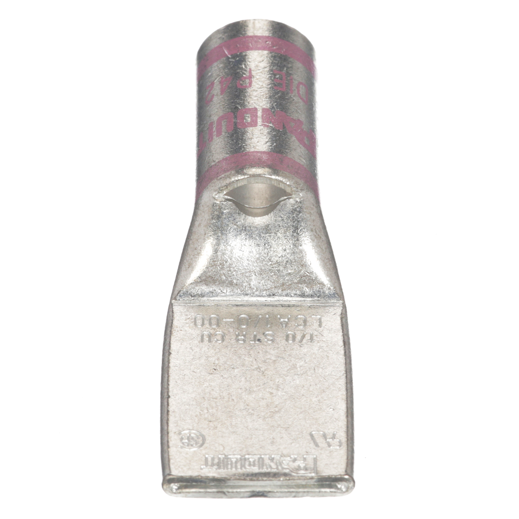 Product image for Panduit LCA1/0-00-X Pan-Lug™ Copper Blank Tongue Compression Lug