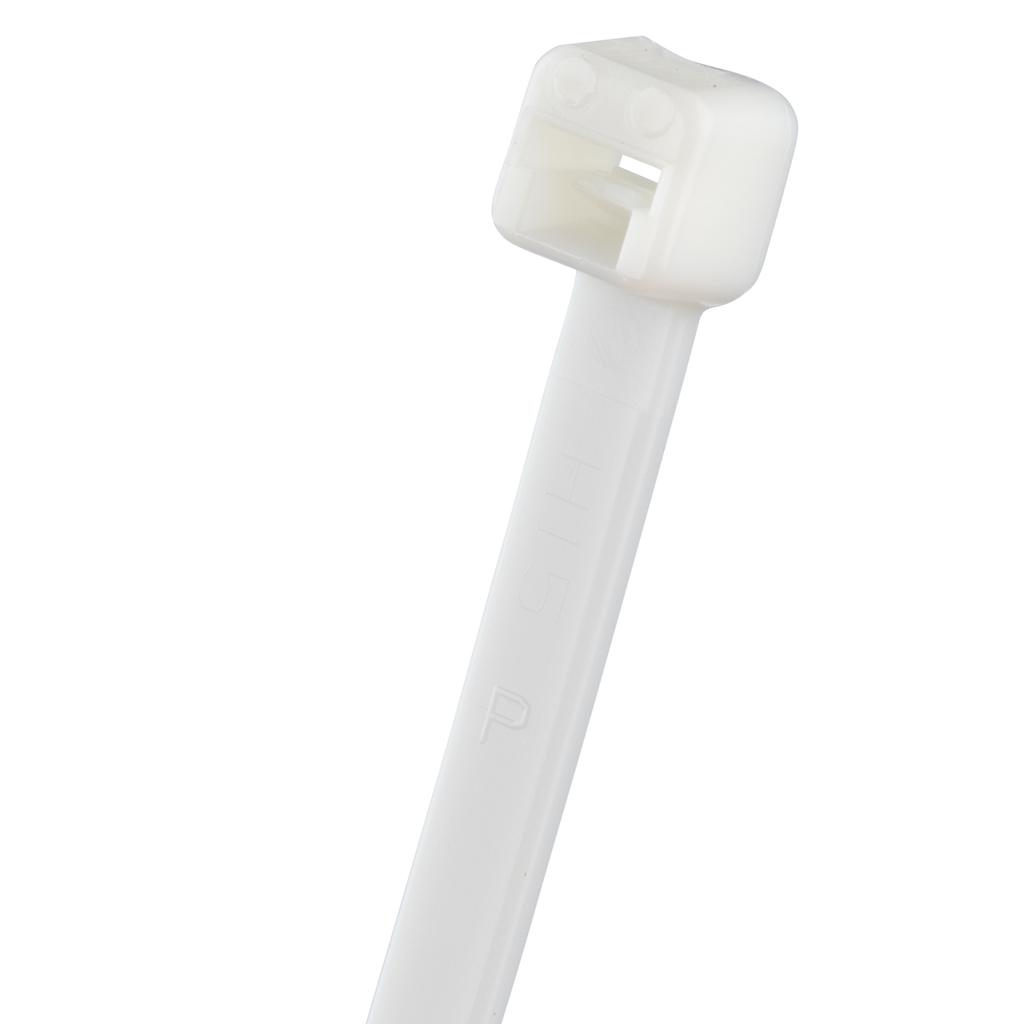 Product image for Panduit PLT1.5M-M10 Cable Tie, 5.6"L (142mm), Miniature, Nylon, White