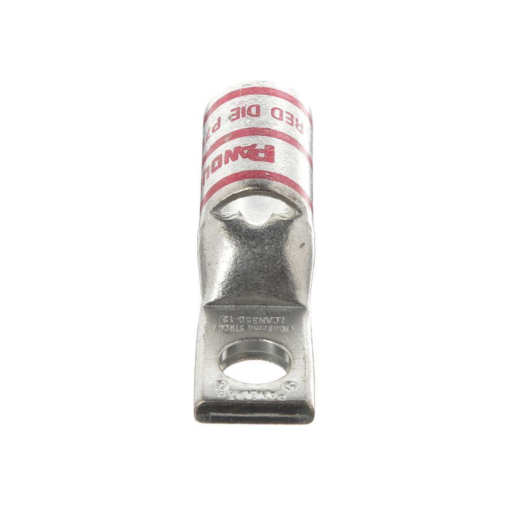 Mayer-DDS-Pan-Lug™ LCAN350-12-X Comp. Lug, 350, Narrow, Tin Plt Copper, Strt, 1/2" Stud-1