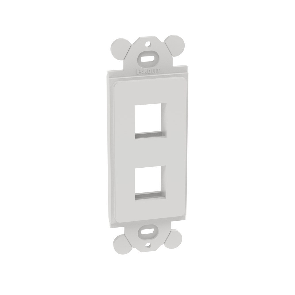 Mayer-DDS-NetKey® Adapter, 2-Port, White, Rectangular-1