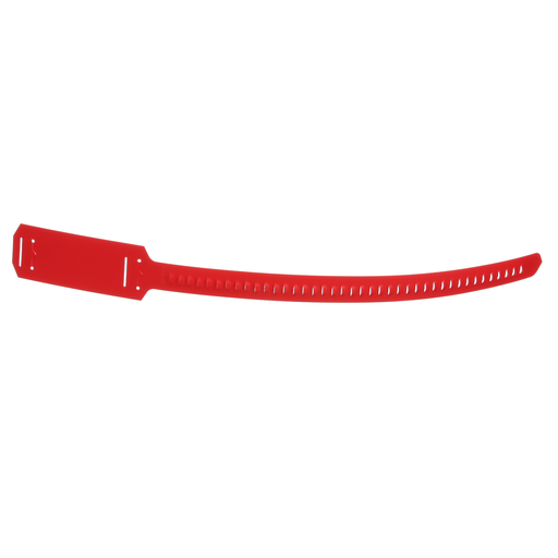CM4S-L2 Write-On Cable Tie, Red, Polyethylene, 15.25"L, PK50
