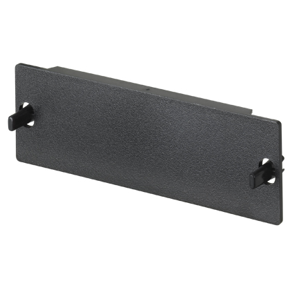 Opticom® Fiber Adapter Panel Blank, Black