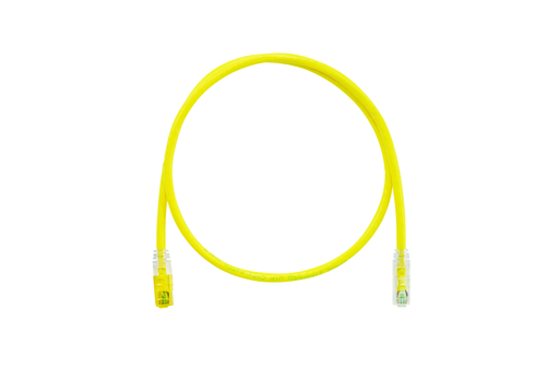 Product image for Panduit UTPKSP5YL KeydCu,PC,Cat6,UTP,Cbl,YL,5ft,EA