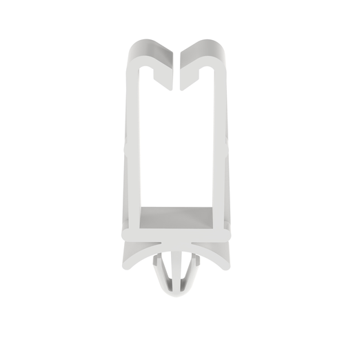 Product image for Panduit VWS50100-C VWS50100-C Wire Saddle, Natural, PA6.6, Push Barb, 1.71x0.75", 100PK