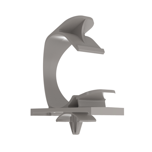 Product image for Panduit LWC50-H25-L14 Latching Wire Clip, Push Mount, .50" (12.7mm) Bundle, GRY