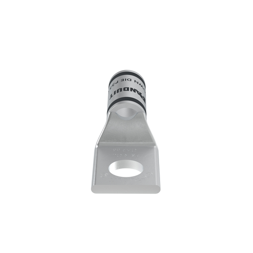 Mayer-DDS-Pan-Lug™ LCA2-56-Q Comp. Lug, 2, Tin Plt Copper, Strt, One 0.31" Stud, PK25-1