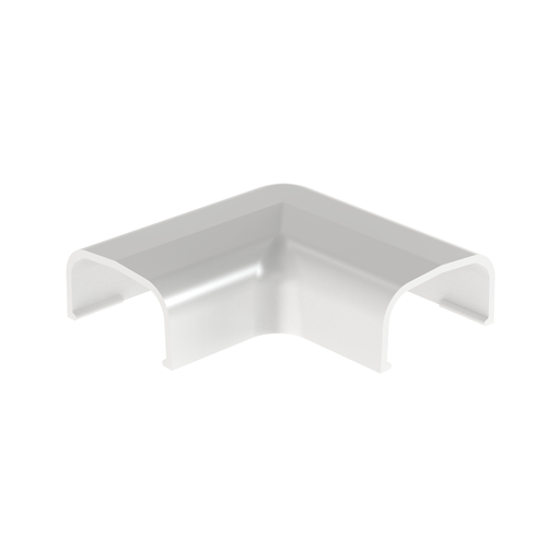 Product image for Panduit RAF5WH-E Surface Raceway, LD5 Low Voltage Right Angle Fitting, White