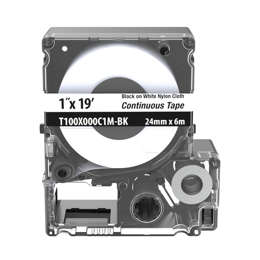 Product image for Panduit T100X000C1M-BK Continuous Tape Cassette