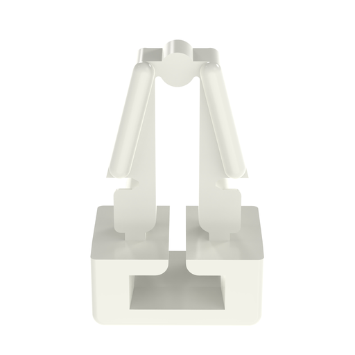 PM2H25-M Cable Tie Mount, Natural, PA 6.6, Push Barb, 0.3x0.38", PK1000