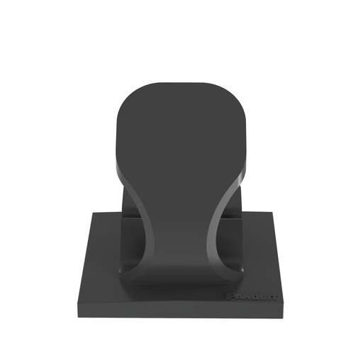 Product image for Panduit LWC75-A-L20 Latching Wire Clip, Adh., .75" (19.1mm) Bundle, BL