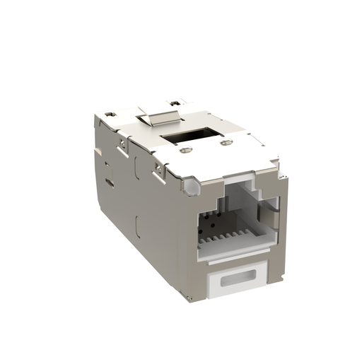 Product image for Panduit CJS688TGWHY STP RJ45 Cat 6 TG Jack Module, White