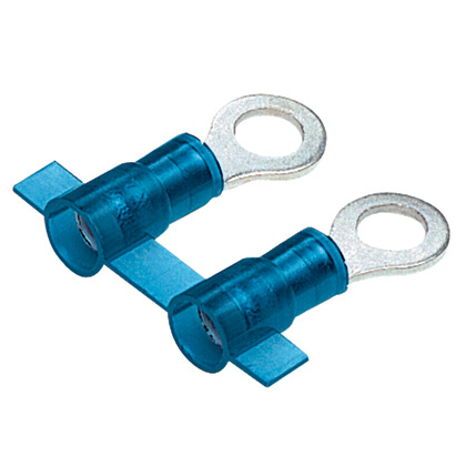 Product image for Panduit PNF14-6R-3K Pan-Term® Nylon Insulated Ring Terminal