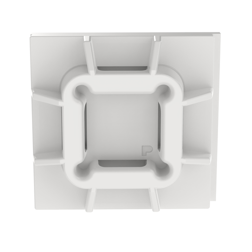 Product image for Panduit SGABM30-A-C Mount, White, PA 6.6, Rubber Adhesive, 1.12x1.12"