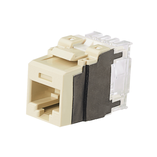 Product image for Panduit NK6X88MEI NetKey Cat 6A Punchdown Jack, Electric Ivory