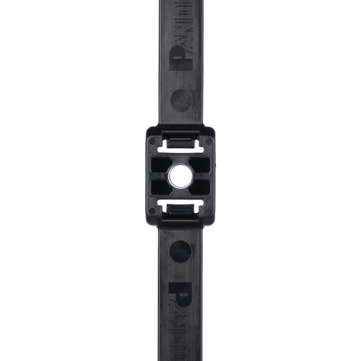 Product image for Panduit PLDC2.5EH-C350 Pan-Ty® PLDC2.5EH-C350 Double Clamp Tie, Blackk, High Heat UV PA6.6, 19.2"L, 150lb