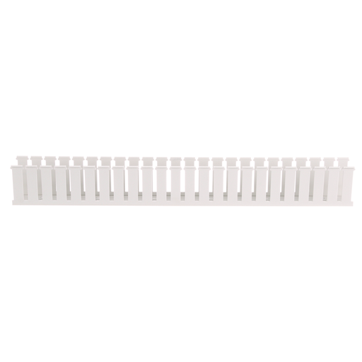 Product image for Panduit NE2X3WH6 Slotted Duct, Halogen Free,2"X3"X6',White