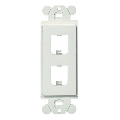 Mayer-DDS-Mini Com rectangular adapter, 2 port, White-1
