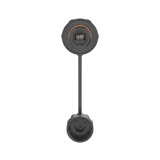 Panduit IAEBH6XS Industrial Cat 6A RJ45 Shielded Bulkhead Connector Product image for Panduit IAEBH6XS Industrial Cat 6A RJ45 Shielded Bulkhead Connector