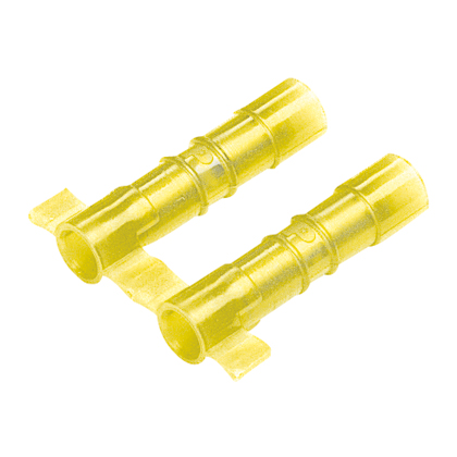 Mayer-DDS-Reel Smart™ BSN10-2K Butt Splice, PA, Yellow, 10-12 AWG, PK2000-1