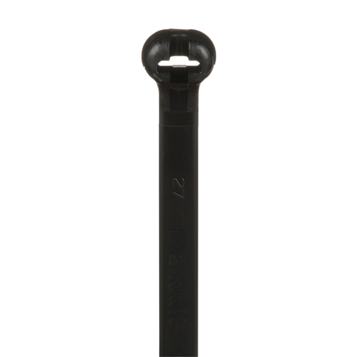 Product image for Panduit BT4LH-L0 Cable Tie, Metal Barb, 14.9"L (378mm), Light-Heavy, Weather Resistant, Black