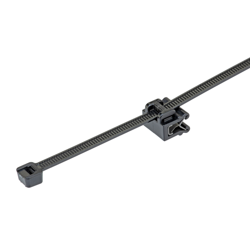 Product image for Panduit CMSA12-2S-C300 CMSA12-2S-C300 EdgeClip/Tie(side), Black, High Heat/UV PA6.6, .028-.118"