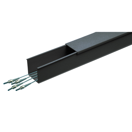 Product image for Panduit S4X4BL6NM Solid Wall Channel