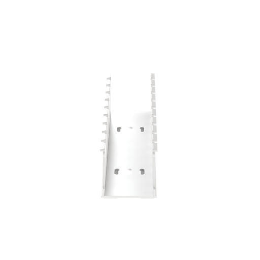 Panduct® NE2X2WH6-A Wide Slot Duct, White, Adh., Hal-Free PPO, 2.08"x2.14", PK6
