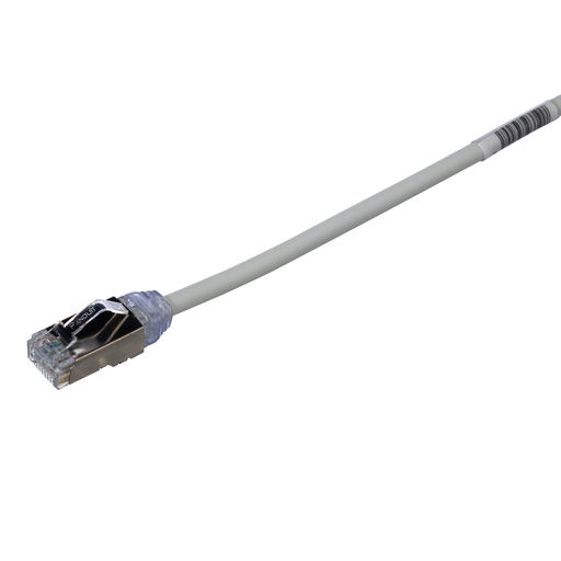 Product image for Panduit STP28X2.5MIG Cat 6A 28 AWG Shielded Patch Cord, 2.5 m, IG