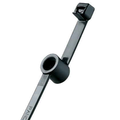 Product image for Panduit PLST30SC-D30 Pan-Ty® PLST30SC-D30 Stud Mount Cable Tie, Blackack, High Heat PA6.6, 5.74"L, 50lb
