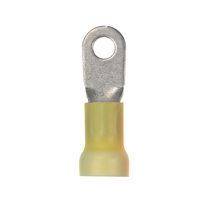 Product image for Panduit PV4-38RX-E Pan-Term® Vinyl Insulated Ring Terminal